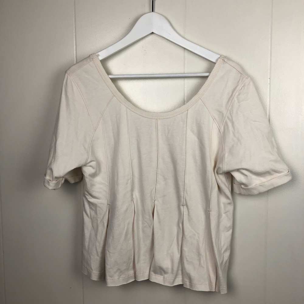 We The Free Free People Ruffle Off White SP 127 - Picture 2 of 5